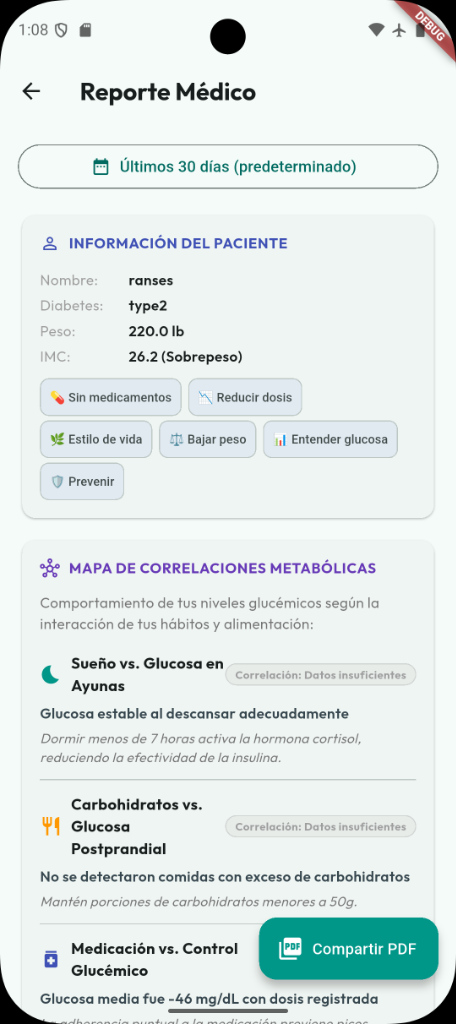 Reporte Médico PDF